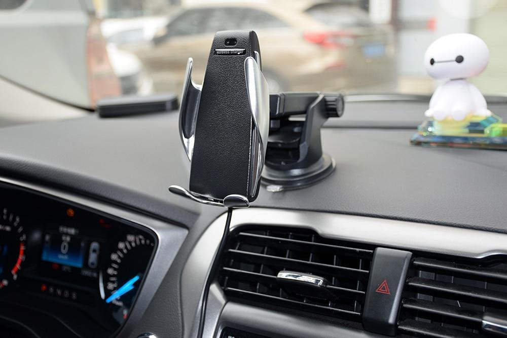 Electric-Auto Grip Phone Cradle and Qi Wireless Charger - Indigo-Temple