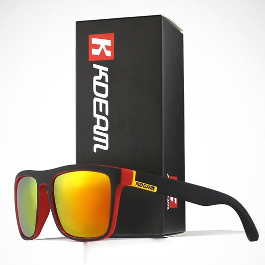 KDEAM™ Rainbow Collection Unisex Polarized Sunglasses - Indigo-Temple