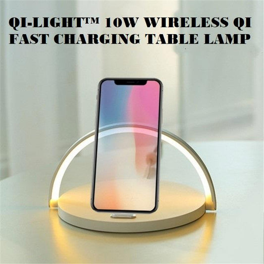 Qi-Light™ 10W Wireless Qi Fast Charging Table Lamp