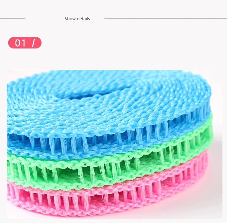 Portable Anti-Skid Windproof Clothesline Drying Rope