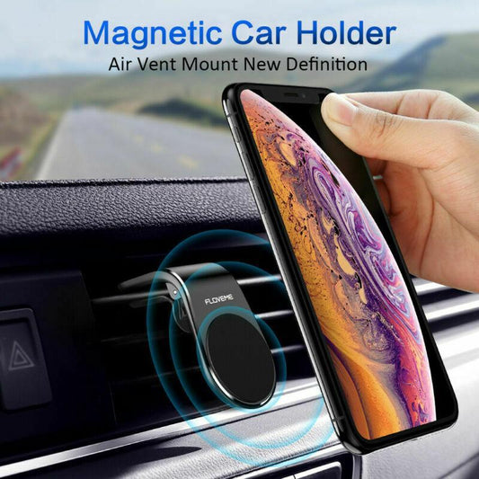 Magnetic Phone Holder with Car Air-Vent Clip - Indigo-Temple