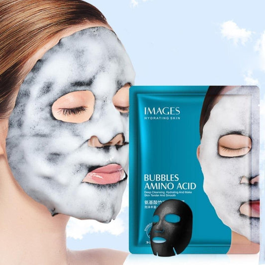 BeautySkin™ Korean Cosmetics Amino Acid Bamboo Charcoal Bubble Mask (2pcs) - Indigo-Temple