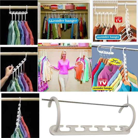 Closet Space Saving Hanger Organizer (2pcs) - Indigo-Temple