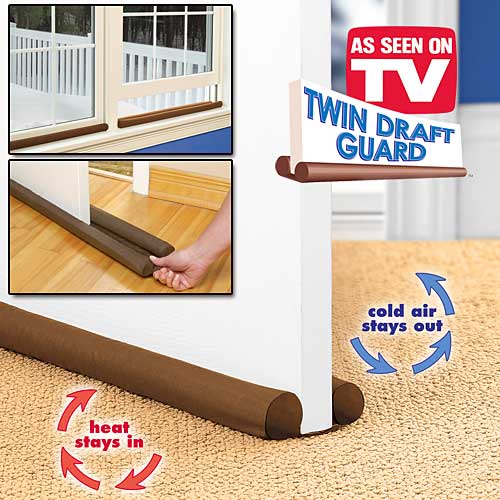 Door/Window Twin Draft Guard Ultimate (2-PACK) - Indigo-Temple