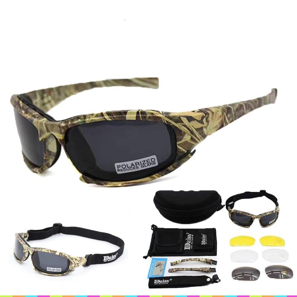 X7 Ballistic Army Polarized Sunglasses - Indigo-Temple