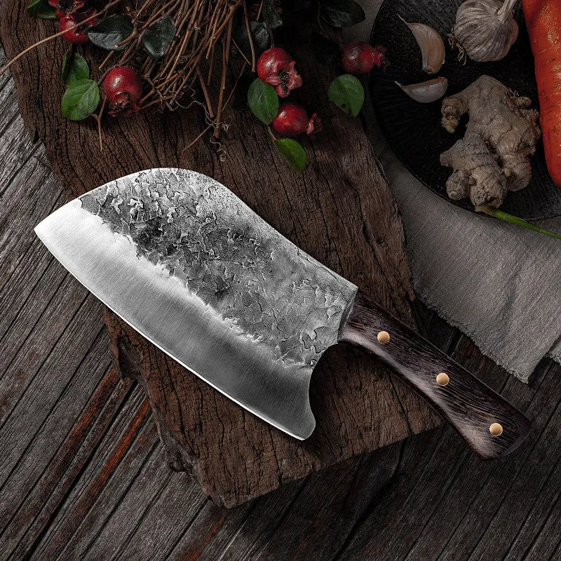 Handmade High-Carbon Steel Forged Traditional  Butcher Cleaver