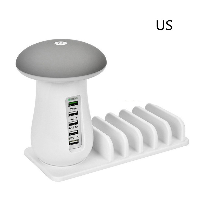 Smartshroom Multi Port USB Charger & Night Lamp