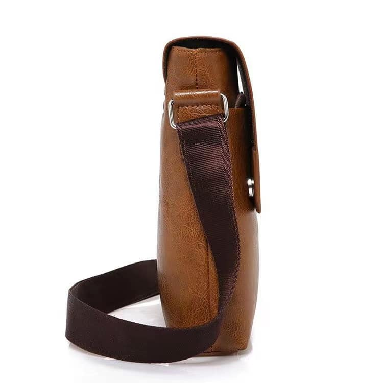 JEEP BULUO PU Leather Messenger Bag with Mach Wallet