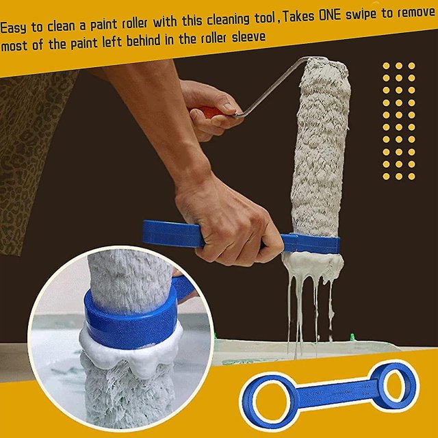 One-Pass Universal-Fit PaintSaver Roller Cleaning Ring