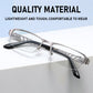 Ultra-Light Photochromic Crystal-Clear Vision Reading Glasses