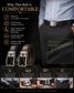 ComfortFit Senior-Friendly Plus Size No-Hole Automatic Belt