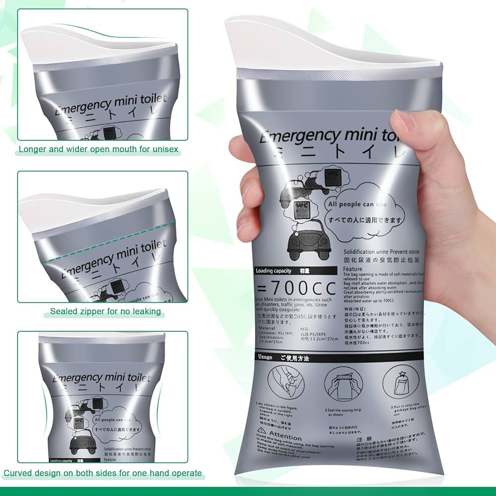 Japanese Disposable Unisex Urinate Crystallization Bags (4pcs)