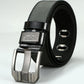 Urban Scale Metal-Like “Fish Scale” Texture Pin Buckle Canvas Belt