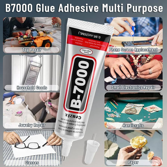 B-7000 Epoxy Resin Clear Contact Soft Glue With Precision Applicator