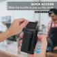 Effortless Access RFID Blocking Zippered Coins Pocket & Magnetic Closure Wallet
