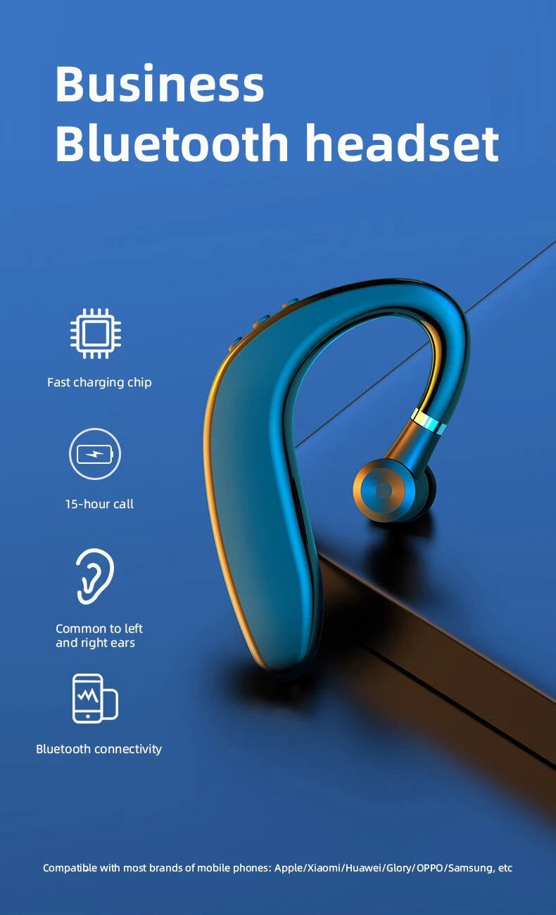 V8 Ultra Light Bluetooth Ear-hook Headset