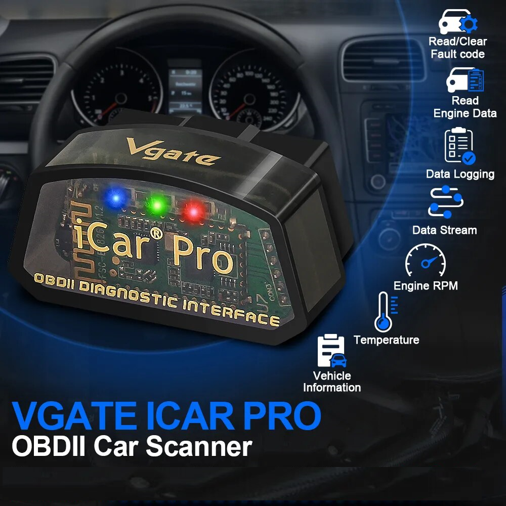 iCar Pro OBD2 Advanced Car Diagnostic Scanner for iphone & Android