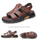 Casual Thick Sole Non-Slip Cowhide Comfort Sandals for Men
