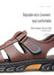 Casual Thick Sole Non-Slip Cowhide Comfort Sandals for Men