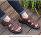 Casual Thick Sole Non-Slip Cowhide Comfort Sandals for Men