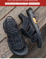 Casual Thick Sole Non-Slip Cowhide Comfort Sandals for Men