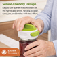ComfortGrip Effort-Saving Manual Can Opener with Easy-Turn Design