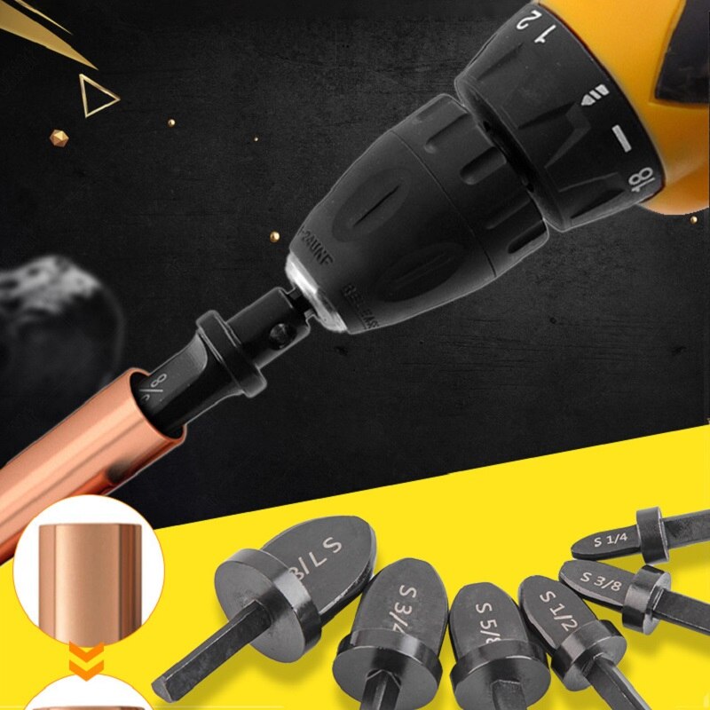 Pipe Expander Drill Bit Set For Copper Tubes