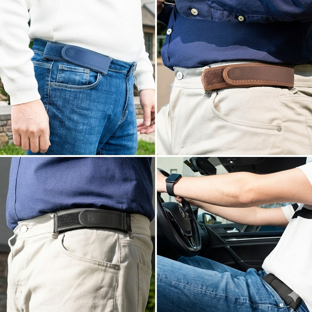 EasyWear Adjustable No-Buckle Elastic Breathable & Reliable Belt