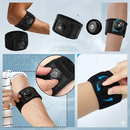 BOA-Style Closure One-Hand Adjustment Even Compression Elbow Brace