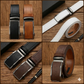 One-Handed Operation Automatic Buckle Holes-Free Micro-Adjustable Belt