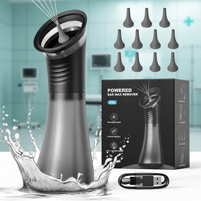 Rechargeable 3 Pressure Modes Dual-Tank Ear Wax Removal