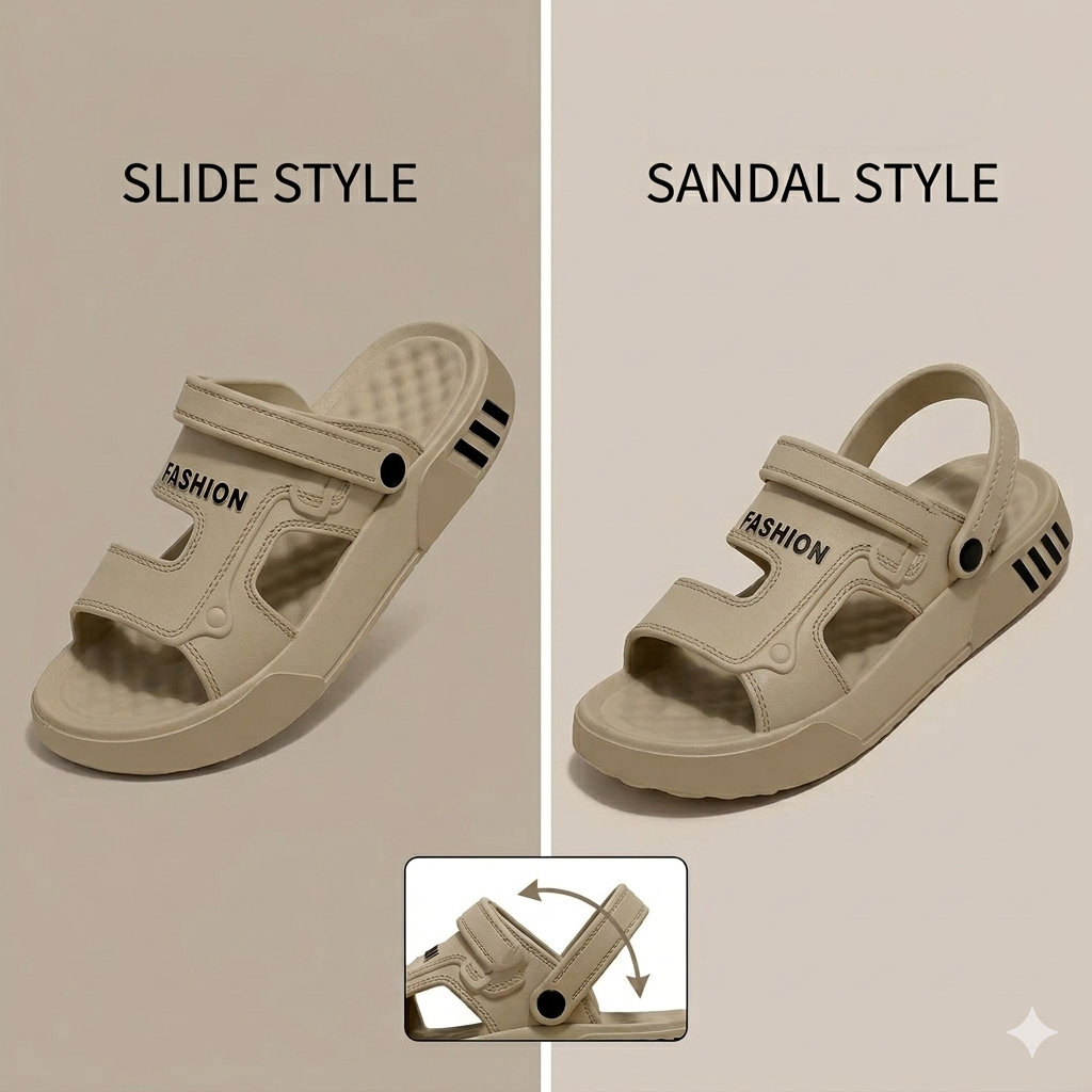 Cushioned Platform Lightweight  Breathable EVA Slip-On Sandals