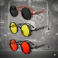 Retro Steampunk HD UV400 Glare-Blocking Sunglasses