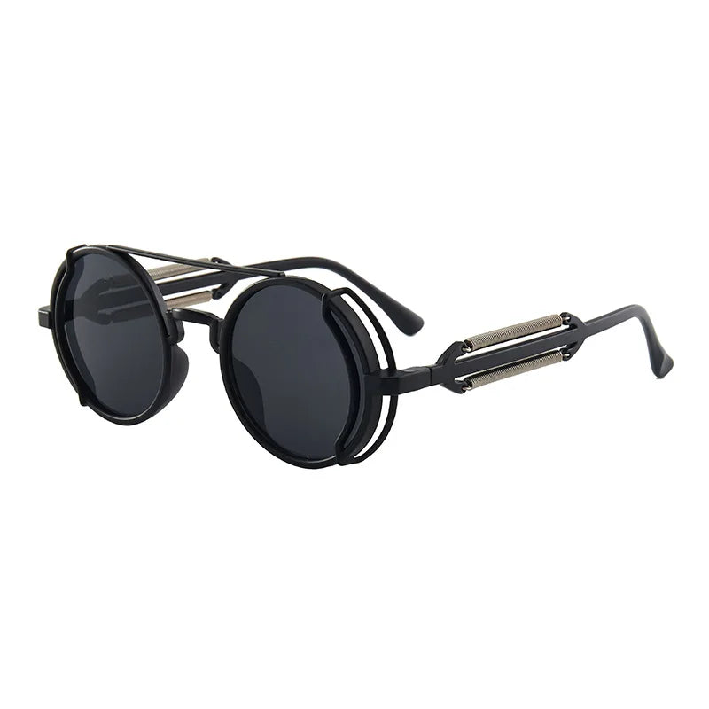 Retro Steampunk HD UV400 Glare-Blocking Sunglasses