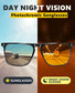 Anti-Glare Photochromic Polarized Day & Night Vision Driving Sunglasses