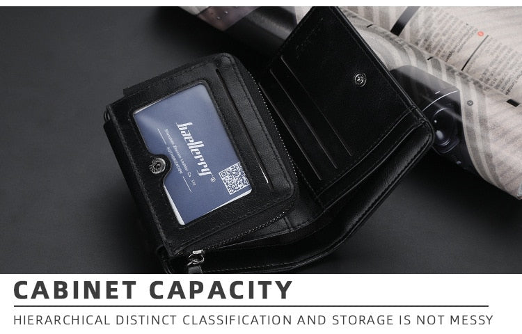 Large Capacity Short Design Men's Wallet