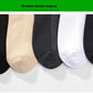 Hypoallergenic Soft & Gentle Moisture-Wicking Breathable Bamboo Fiber Ankle Socks