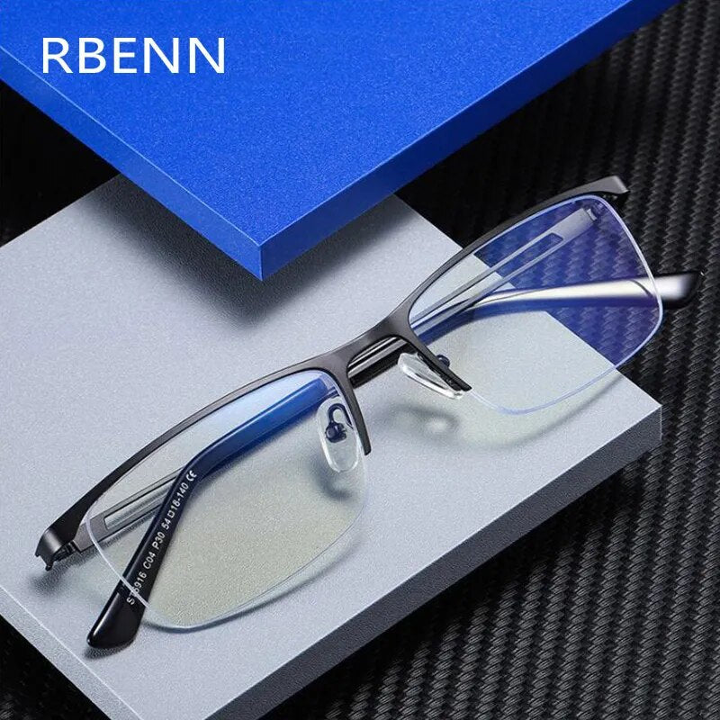 RBENN Anti Blue Light Ultralight Half Frame Reading Glasses