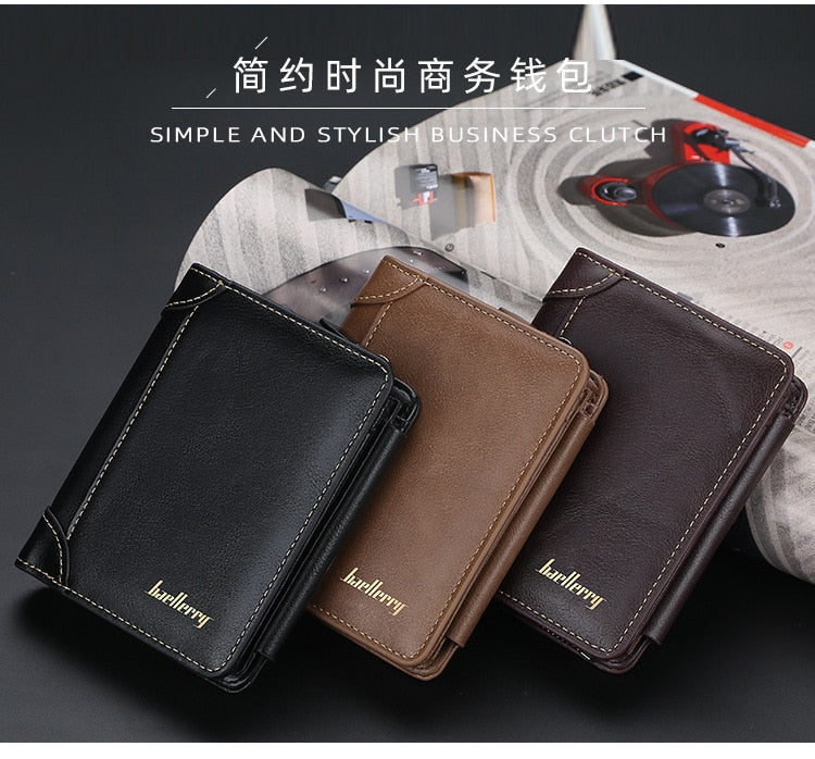 Large Capacity Short Design Men's Wallet