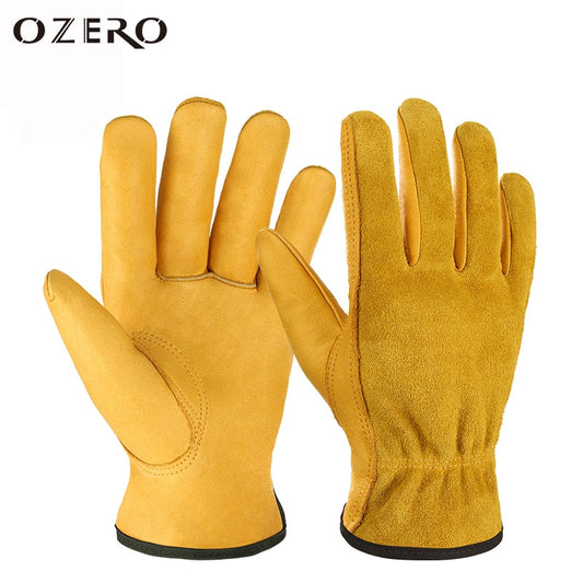 Genuine Leather Premium Protection Work Gloves