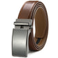 Premium Automatic Genuine Leather Ratchet Mechanism Belt