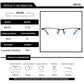 RBENN Anti Blue Light Ultralight Half Frame Reading Glasses