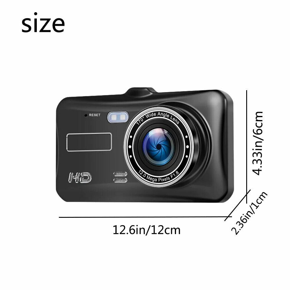 Smart Full HD Front & Rear Dash Cam Car DVR