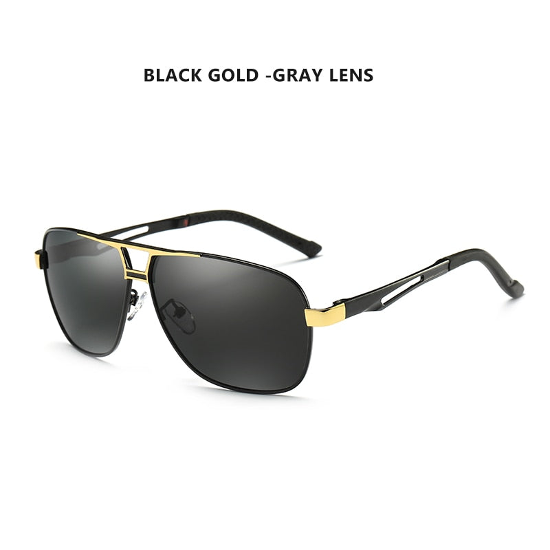Polarized/Photochromic Square Magnesium Sunglasses