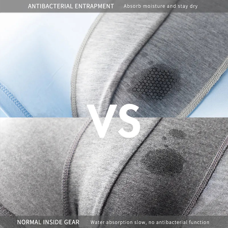 Pure Cotton Graphene-infused Antibacterial Men Boxer Shorts (3pcs)