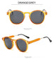 Retro Elegant Design UV400 Round Sunglasses