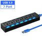Multi USB Splitter With Switches