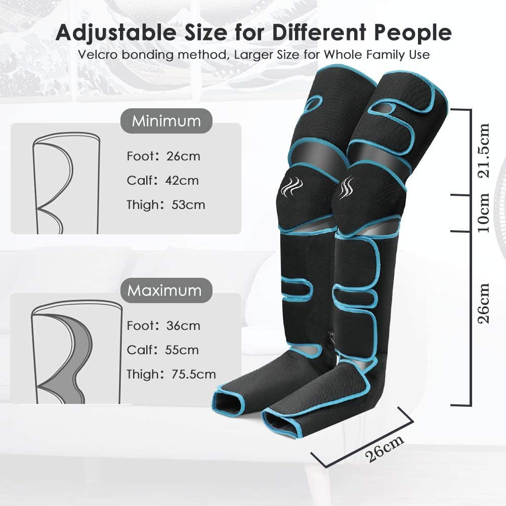 Professional Air Compression & Heat 360° Foot Therapy System