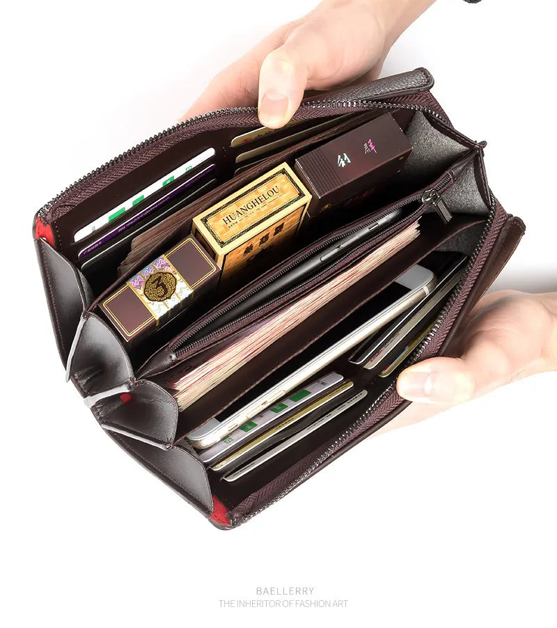Large Capacity Carrying Handle Wallet For Men