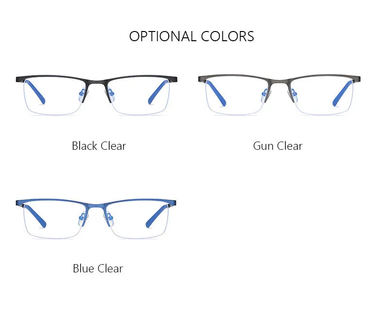 RBENN Anti Blue Light Ultralight Half Frame Reading Glasses